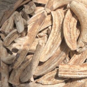 Unripe plantain elubo
