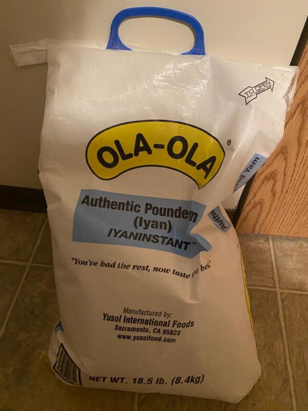 Ola Ola Authentic Pounded Yam - 8.4kg