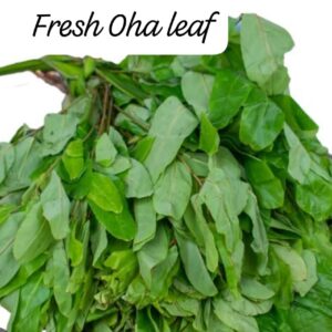 fresh oha leaves