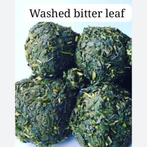 washed bitter leaves Onugbu